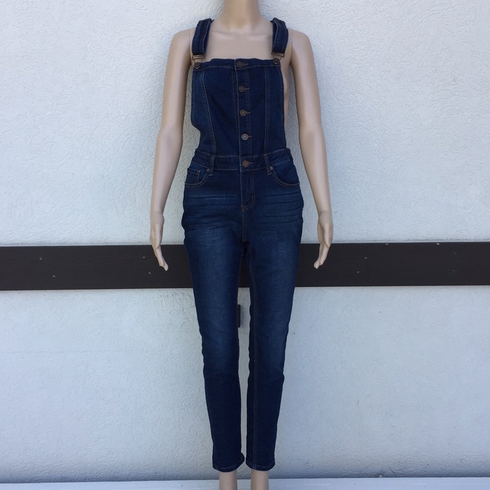 Enjean size small denim overalls skinny
